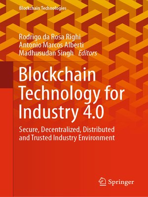 cover image of Blockchain Technology for Industry 4.0